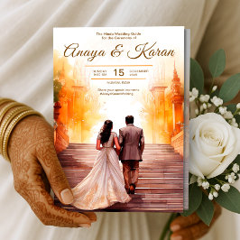 Flyer Cerimônia Hindu do Programa Casamento Indiano de A