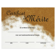 Certificado de Excelência Genérica de Classe Franc