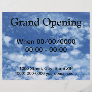 Flyer Céu nebuloso