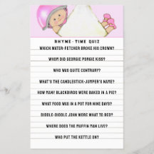 Chá de fraldas Jogo e Conselhos de Parentalidade