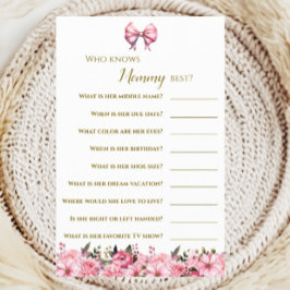 Flyer Chá de fraldas Rosa-Chic Floral