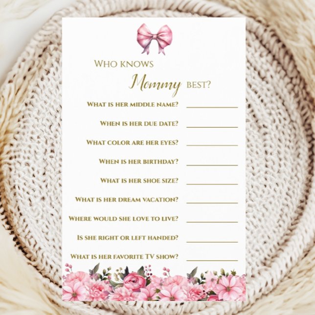 Flyer Chá de fraldas Rosa-Chic Floral (Criador carregado)