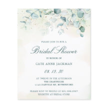 Chá de panela de Orçamento Eucalyptus