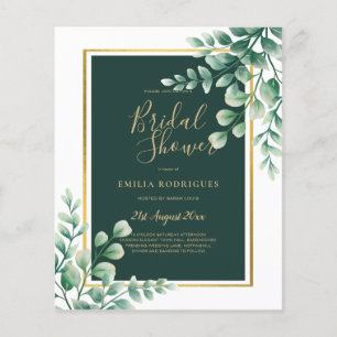 Flyer CHÁ DE PANELA Eucalyptus verde Dourado QR C