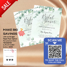 Flyer CHÁ DE PANELA Eucalyptus verde Dourado QR C