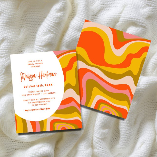 Flyer Chá de panela Retroativo do Gráfico de Orçamento (Criador carregado)