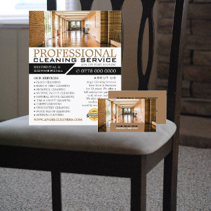 Flyer Chão-De-Fora, Anúncios De Serviços De Limpeza