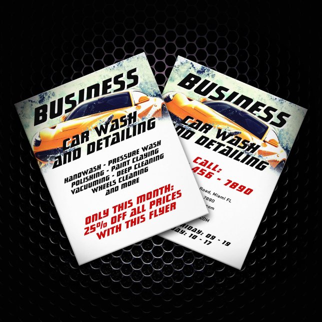 Flyer Chapa de água automotiva (Criador carregado)