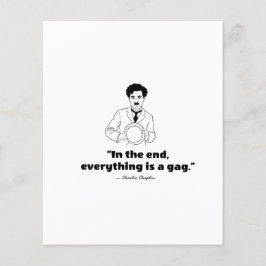 Flyer Charlie Chaplin Quote