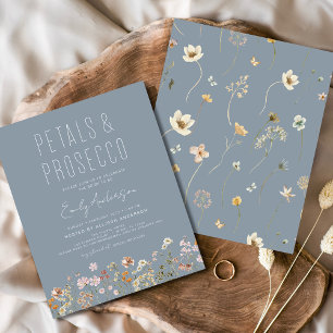 Flyer Chás de panela de flor selvagem e Prosecco