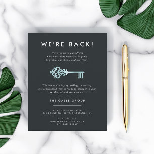 Flyer Chave Vintage  Reabertura do mercado imobiliário