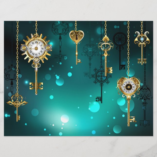 Flyer Chaves de Esqueleto Anticas em Fundo Verde (Frente)