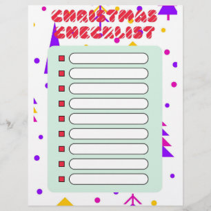 Flyer Checklist de Natal