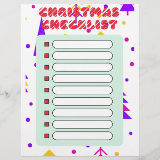 Flyer Checklist de Natal