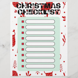 Flyer Checklist de Natal