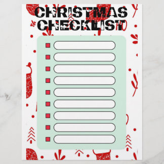 Flyer Checklist de Natal