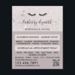 Flyer Chic Lashes Modern Beauty Makeup Artist Adverte<br><div class="desc">Chic Lashes Os Folhetos De Publicidade Artista De Beleza Moderna Da Loja De Cartão de visita.</div>