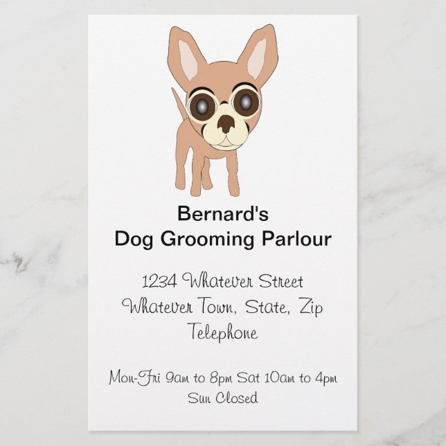Flyer Chihuahua Dog Grooming Parlor (Frente)