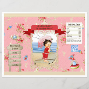 Flyer Chip Bag De Verão De Praia Vitoriana