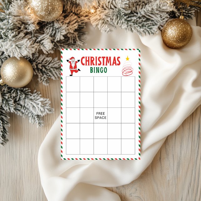 Flyer Christmas Bingo Cards | Kids Christmas Party Game (Christmas Bingo Cards | Kids Christmas Party Game Flyer)