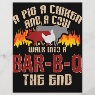 Flyer Churrasco B Q  Cookie Cookie Furioso Chicken Bar B