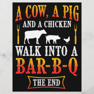 Flyer CHURRASCO  Chef-mestre do Piada-presente-Churrasco