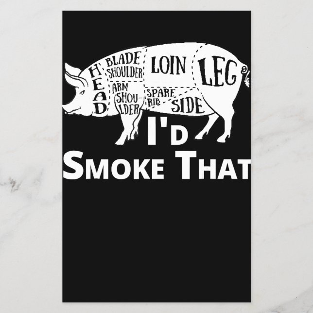 Flyer Churrasco | CHURRASCO Grill Pig Pork Id Fumar Que  (Frente)