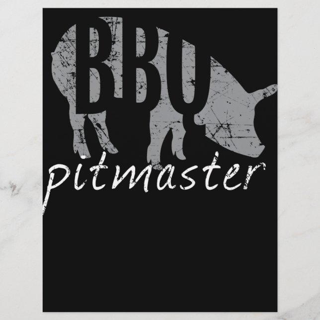 Flyer Churrasco | CHURRASCO Pitmaster Pig Grill Fars Day (Frente)