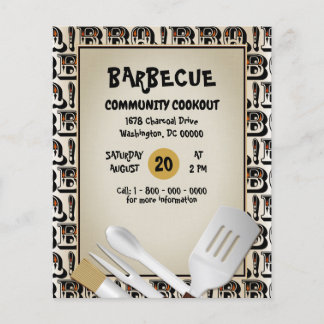 Flyer Churrasco Grelhando Churrasco