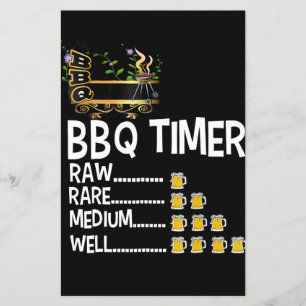 Flyer CHURRASCO  Presente de CHURRASCO do Timer Barbecue