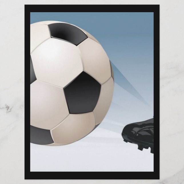 Flyer chute de futebol (Frente)