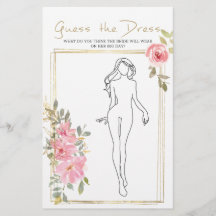 Chuveiro de Noiva Jogo Lush Blus Adivinhe o Vestid