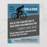 Flyer Ciclista Silhouette, evento Charity Bike-a-Thon<br><div class="desc">O ciclista Silhouette,  Carity Bike-a-Thon Event Advertising Flyer da Loja de Cartão de visita.</div>