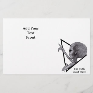 Flyer Cinza, a verdade está lá fora