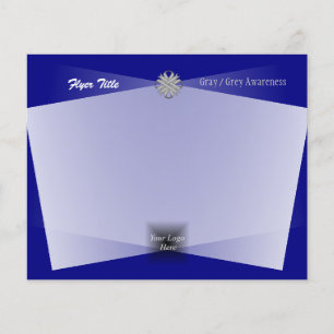 Flyer Cinza Clover Ribbon por Kenneth Yoncich