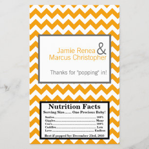 Flyer Cinza de Cinza Amarela de Wrapper de Milho Micro-O