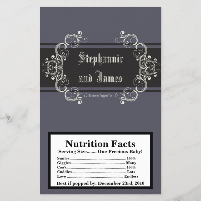 Flyer Cinza do Caso Preto de Gravação de Pipoca de Micro (Frente)