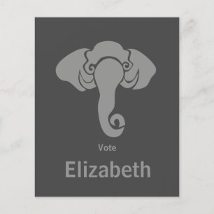 Flyer Cinza Elephant Family Home Address Republican