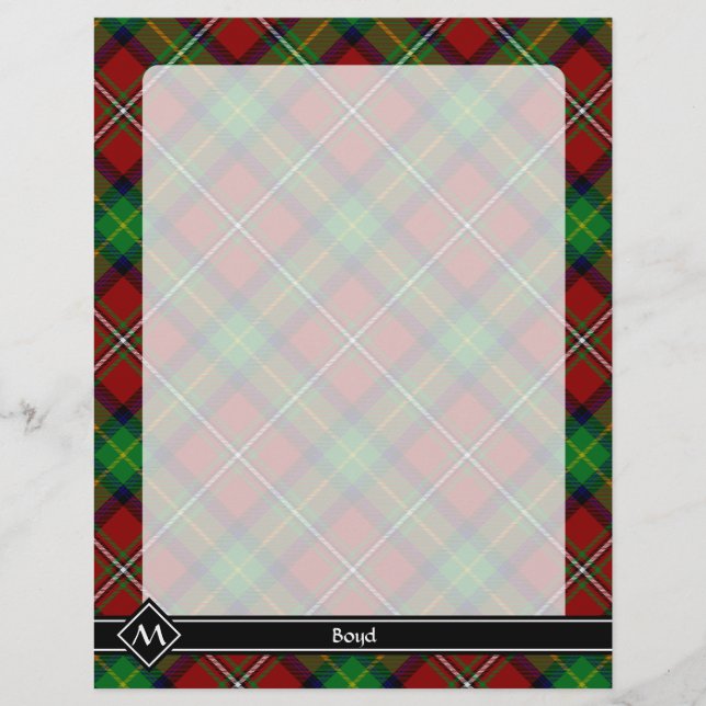Flyer Clan Boyd Tartan (Frente)