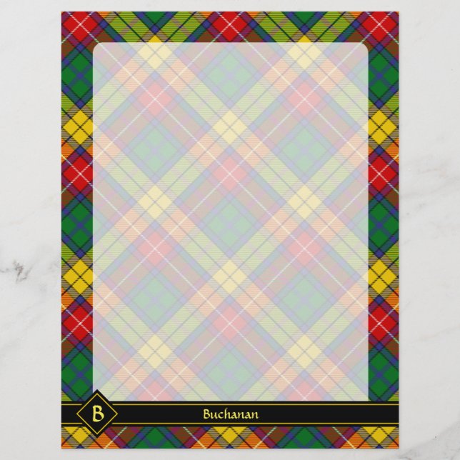 Flyer Clan Buchanan Tartan (Frente)
