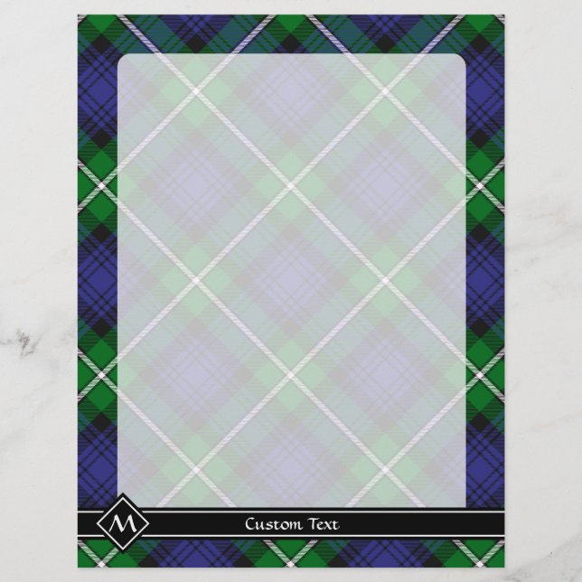 Flyer Clan Forbes Tartan (Frente)