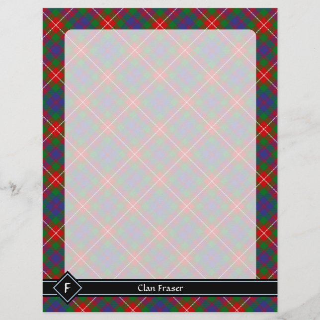 Flyer Clan Fraser de Lovat Tartan (Frente)