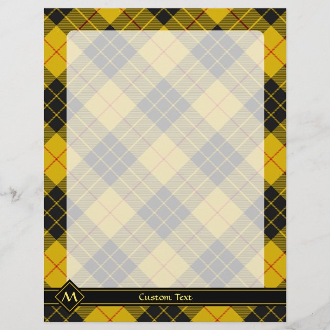 Flyer Clan Macleod de Lewis Tartan (Frente)