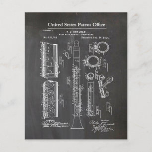 Flyer Clarinet com Acentos Musicais