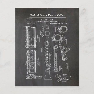 Flyer Clarinet com Acentos Musicais