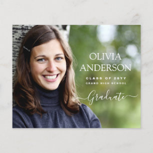 Flyer Classe de Orçamento da Graduação de Fotos 2021