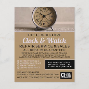 Flyer Classic Alarm Clock, Horologist Advertising