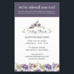 Flyer Clothing Boutique Grand Reabrindo Segurança do Cov<br><div class="desc">Uma coleção completa e coesa para todos os produtos e suprimentos da sua empresa. Avise os clientes da sua reabertura com novas medidas de segurança em vigor. Um conjunto de produtos para promover diretrizes de distanciamento social.Esses produtos são excelentes de garantir que tanto empregados quanto clientes sigam diretrizes de distanciamento...</div>