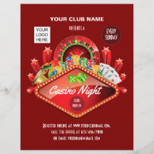 Club Casino Night Party personalizou adicionar fot