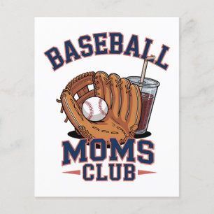Flyer Clube das Mães de Beisebol Dia das Mães